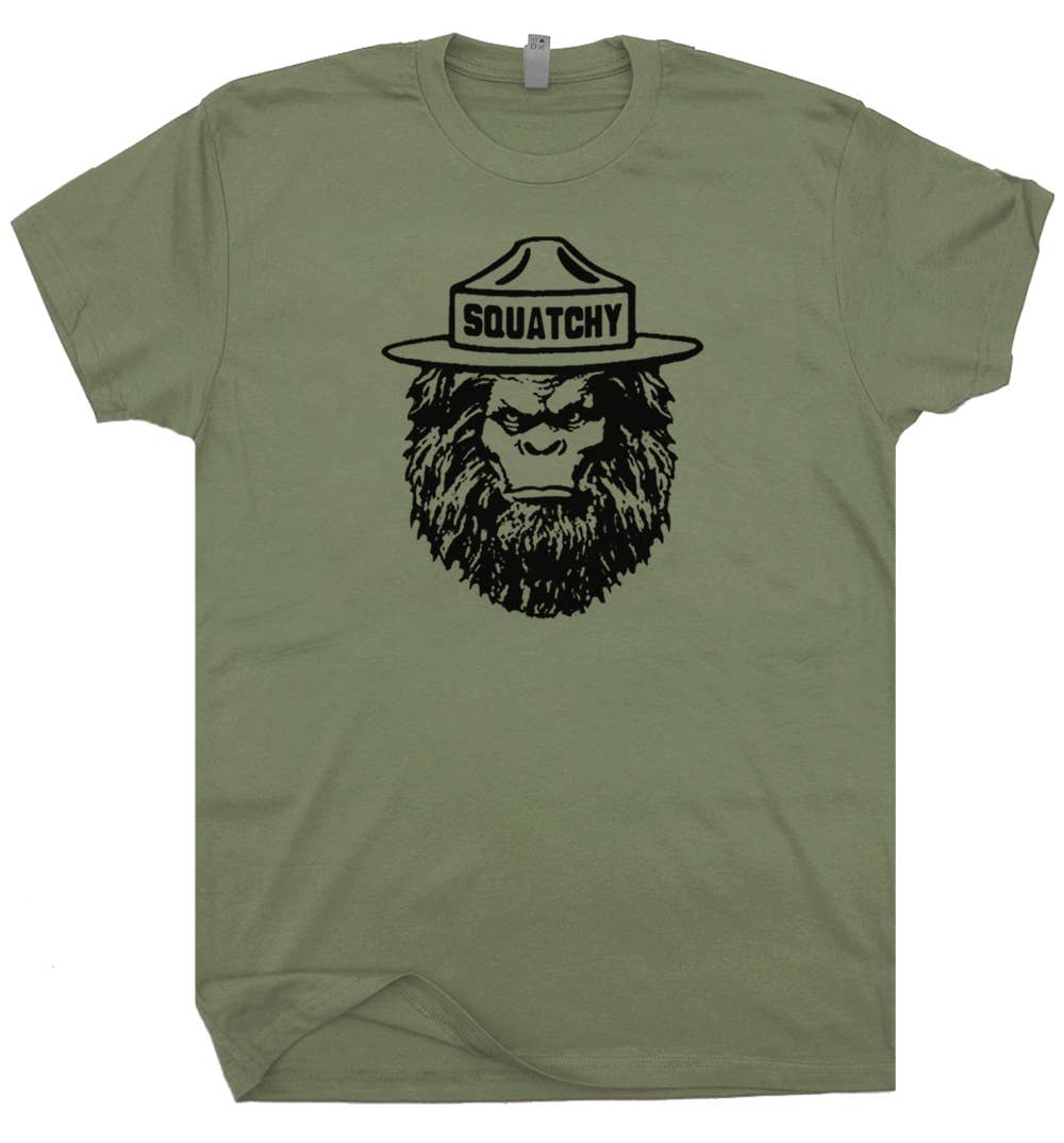 Squatchy Smokey The Bear T-Shirt