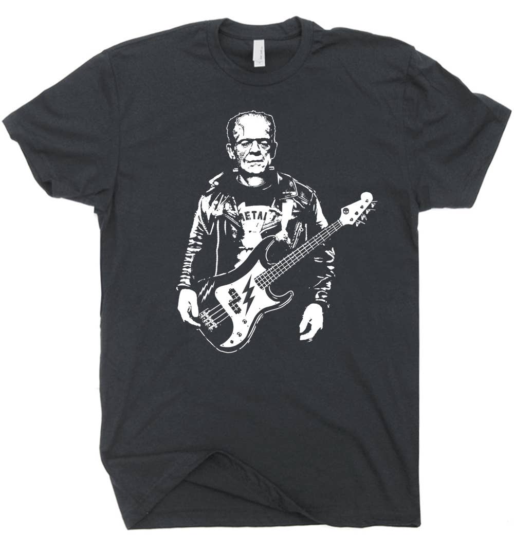 Frankenstein Bass Guitar T-Shirt