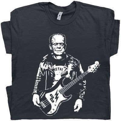 Frankenstein Bass Guitar T-Shirt