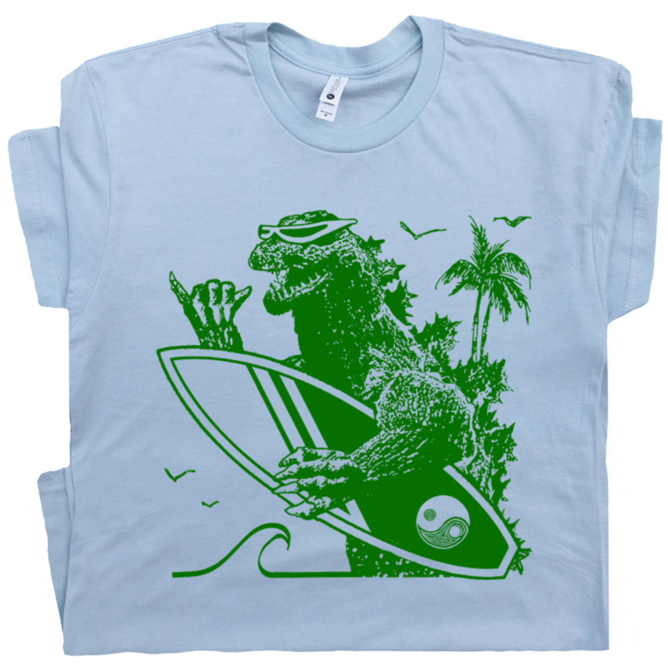 Godzilla Surfing T-Shirt