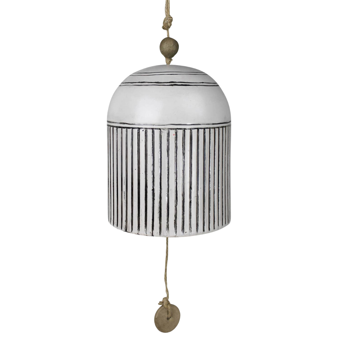 Stripes Ceramic Bell