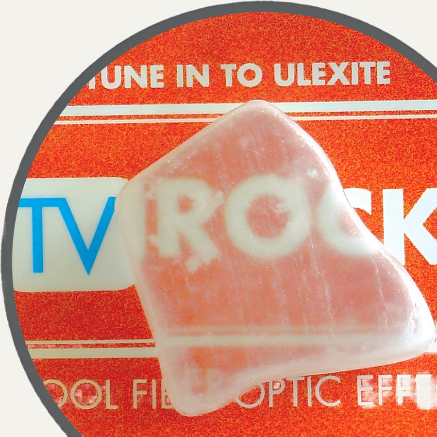 TV Rock | Compact Curiosities Ulexite Mineral