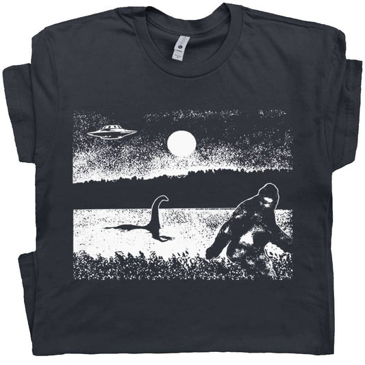 Bigfoot Loch Ness Monster T-Shirt