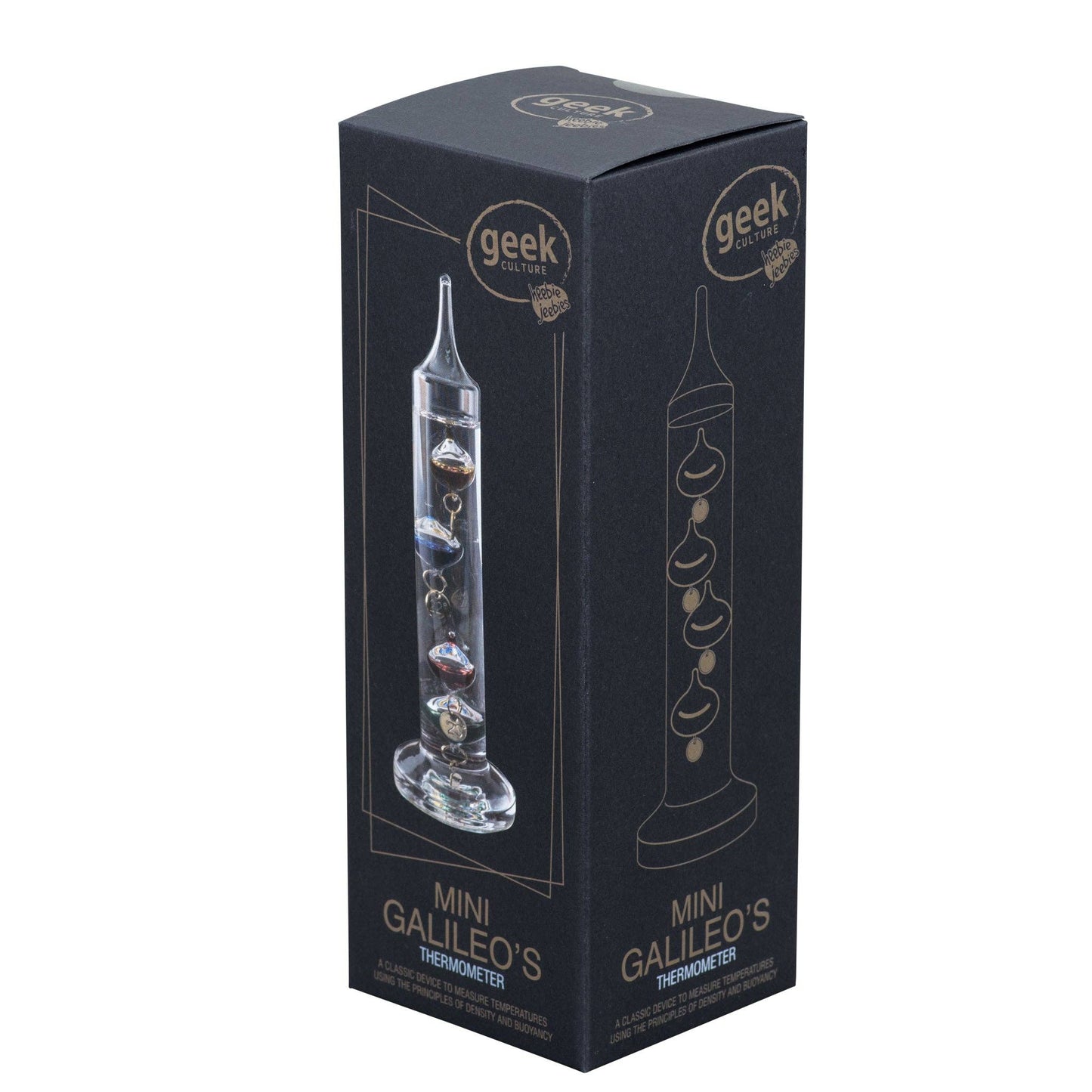 Galileo Thermometer Mini 6" Classic Weather Tool