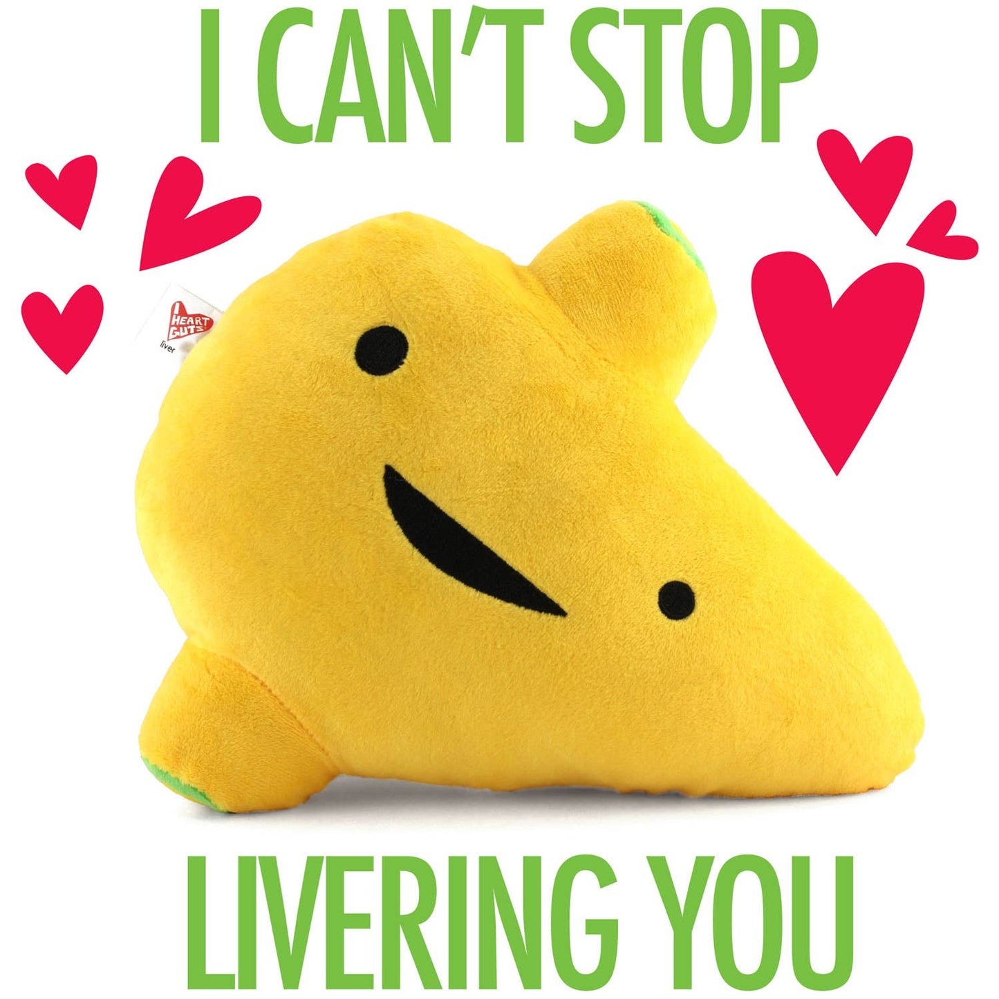 Liver Plush - I'm a Liver Not a Fighter