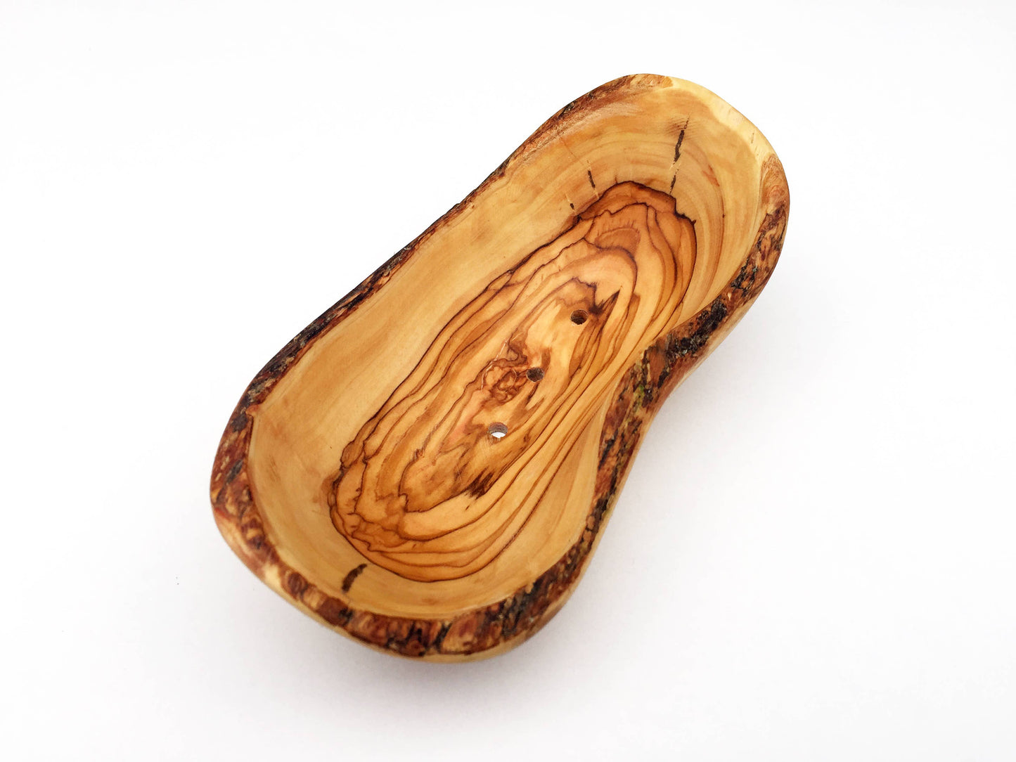 Rustic Olive Wood Soap Dish