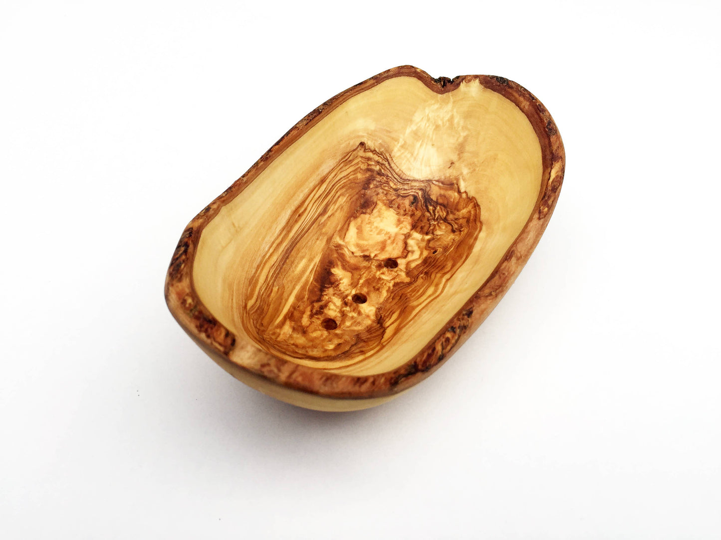 Rustic Olive Wood Soap Dish