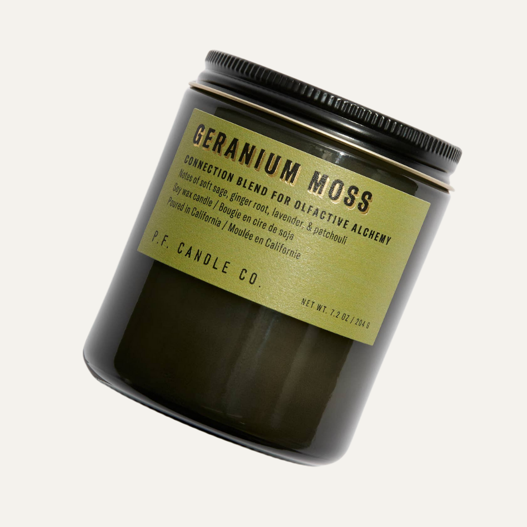 Geranium Moss Soy Candle