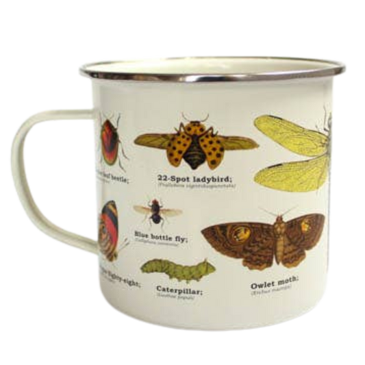 Insects Enamel Mug