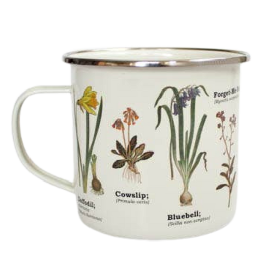 Wild Flowers Enamel Mug