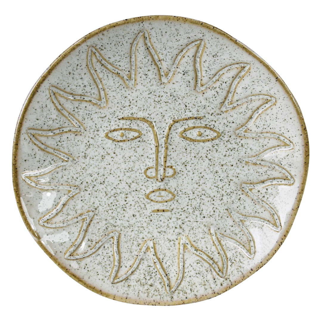 Zuni Sun Face Ceramic Tray