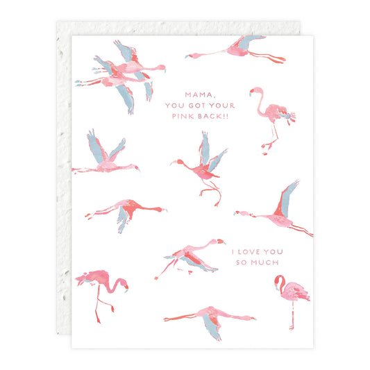 Flamingos - Friendship Card