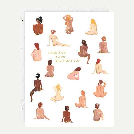 Birthday Suit - Birthday Card