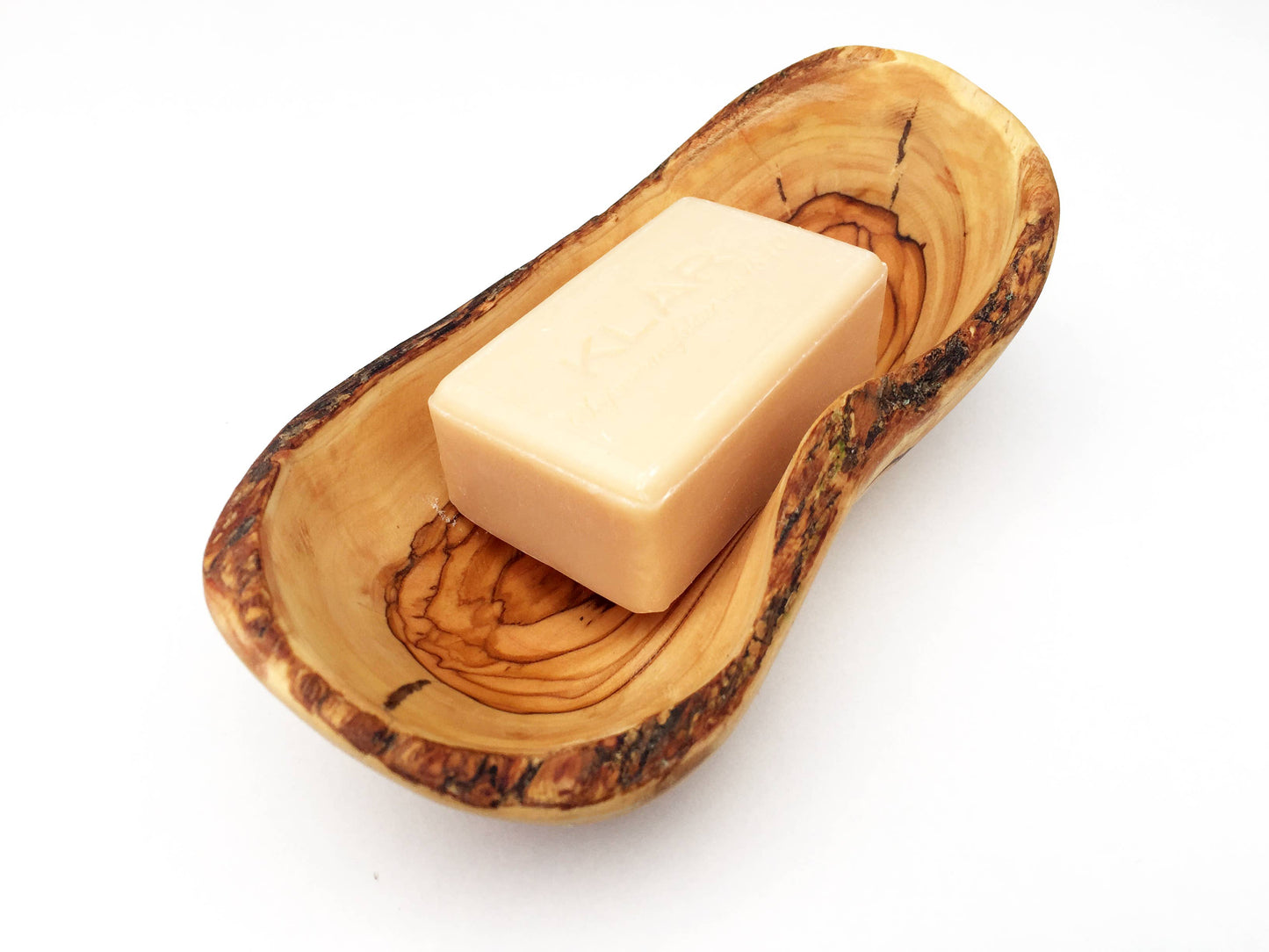 Rustic Olive Wood Soap Dish