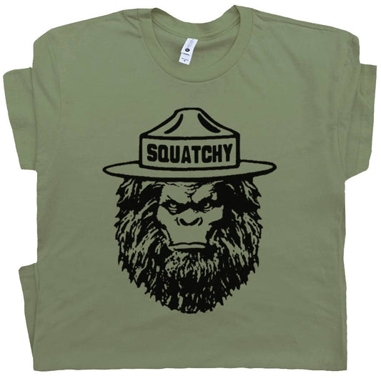 Squatchy Smokey The Bear T-Shirt