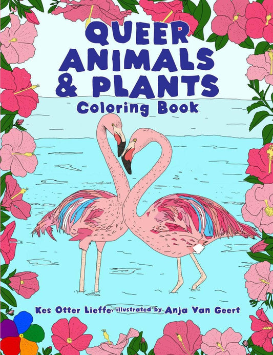 Queer Animals and Plants Coloring Book